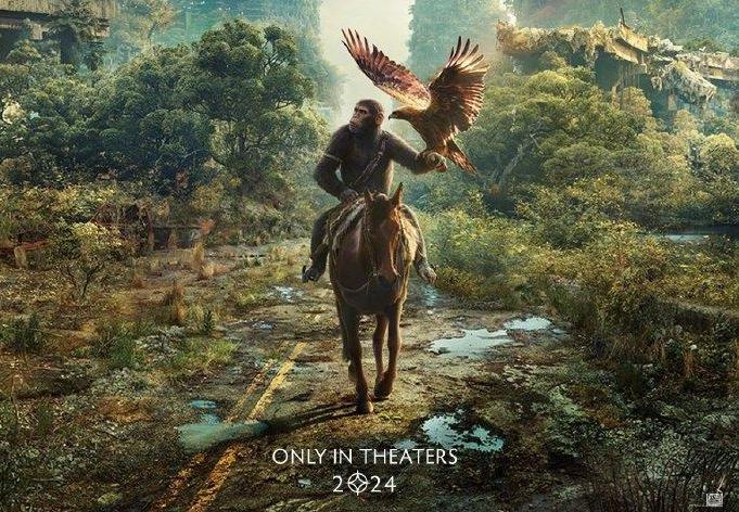  科幻片《猩球崛起：王国》发布首支预告和海报，明年5月北美上映